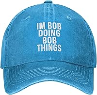 Vista 26 de Im Bob Doing Bob Things - Sombrero de camionero para hombre, sombrero de malla vintage para verano