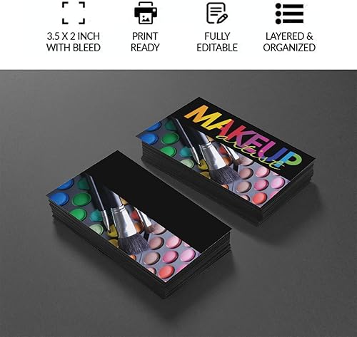 Vista 11 de Tarjetas de visita personalizadas, 100 tarjetas de visita de impresión de doble cara, personalizadas con tu logotipo, tarjetas personalizadas de 3.5