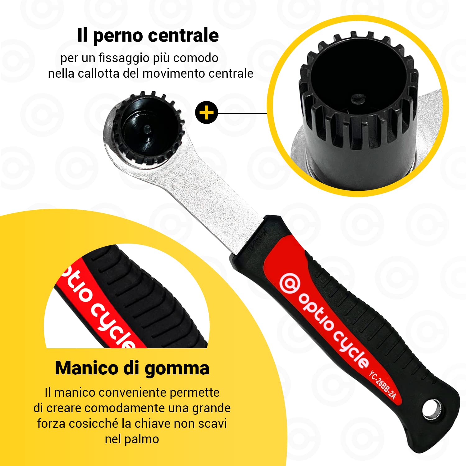 Bbt-9 chiave per movimento centrale shimano hollowtech II