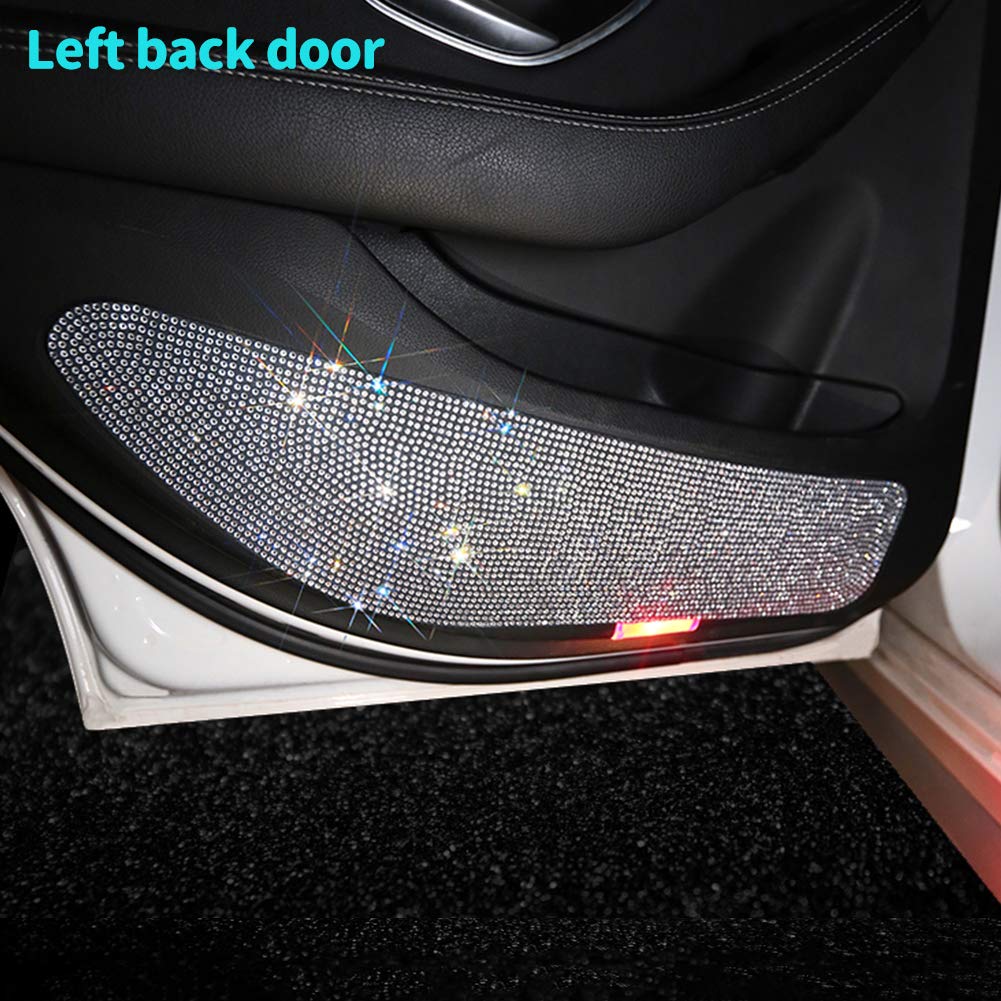 eing Almohadilla protectora universal para puerta de coche, almohadilla protectora para puerta de coche, pegatinas anticolisión, paquete de 4 unidades (2 unidades para puerta delantera y 2 unidades