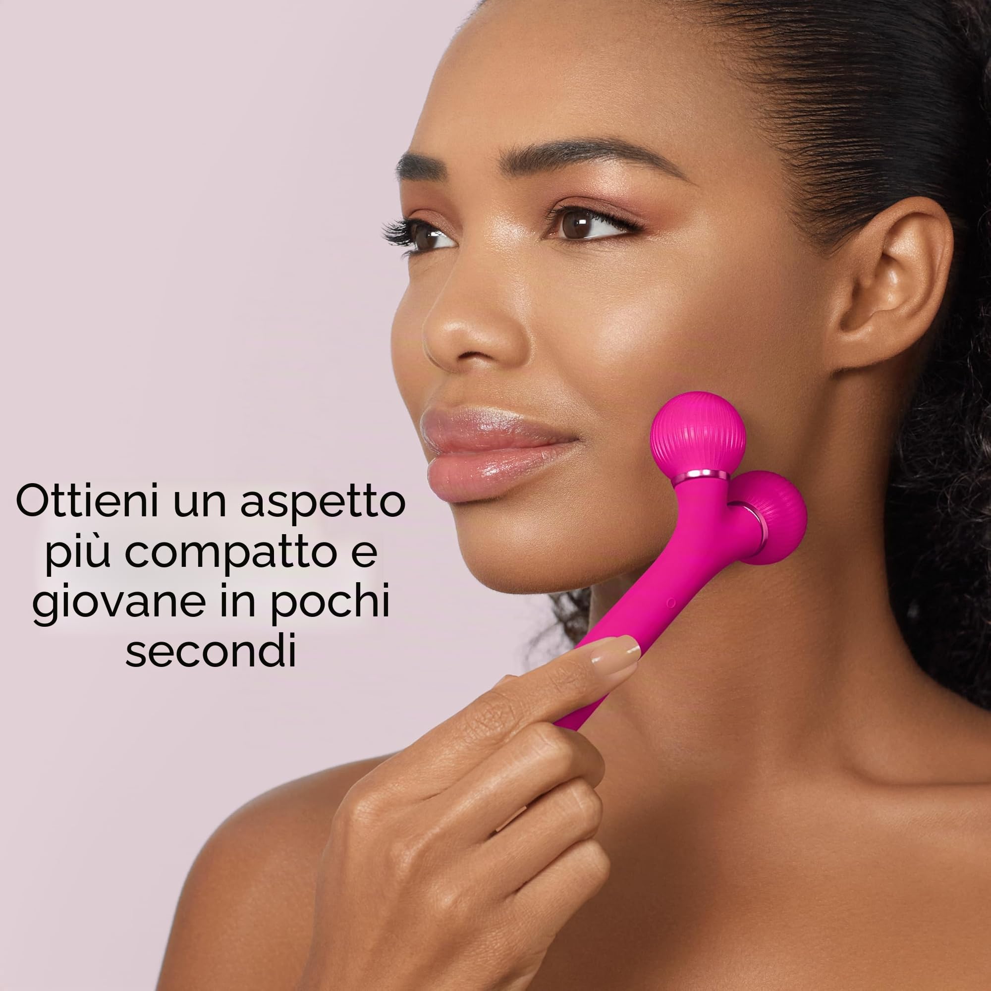 GESKE | SmartAppGuided™ Sonic Facial Roller | 4 in 1 | Derma Roller | Dispositivo per viso | Roller viso professionale | Rassoda e definisce la pelle del viso