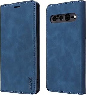 ZZXX Google Pixel 7 Pro Case Wallet with [RFID Blocking] Card Slot Photo Fram Kickstand Magnetic Soft Leather Flip Fold Case for Google Pixel 7 Pro Wallet Case(Blue)