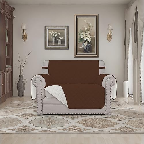 Miniatura 767 de Easy-Going - Funda reversible para sofá, resistente al agua, con varillas de espuma y correas elásticas, protector de muebles para mascotas y perros