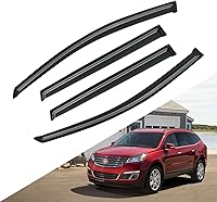 Vista 14 de Visera de ventana para Jeep Cherokee 1984-2001 (Excluye Modelo Limited), Protectores Guards Shields de lluvia de canal exterior, Deflector