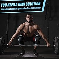 Vista 6 de NEENCA Rodilleras para Dolor de Rodilla - Paquete de 2 Mangas de Rodilla para Alivio del Dolor, Mangas de Compresión de Rodilla con Correas