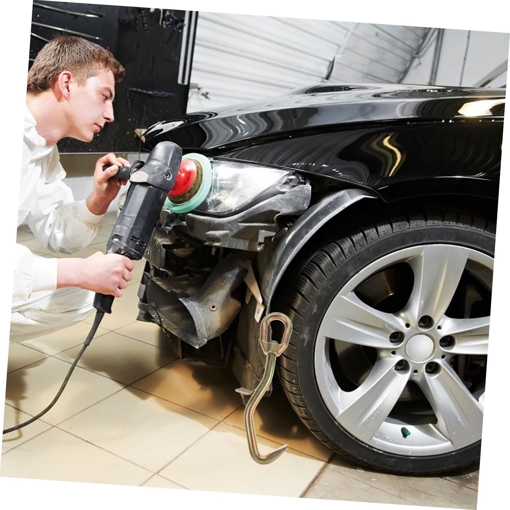 VALICLUD Extracteur de Bosses en Acier Or pour Tôlerie Automobile, Outil Léger et Maniable Pince Serpentine pour Calibrage Précis de Carrosserie