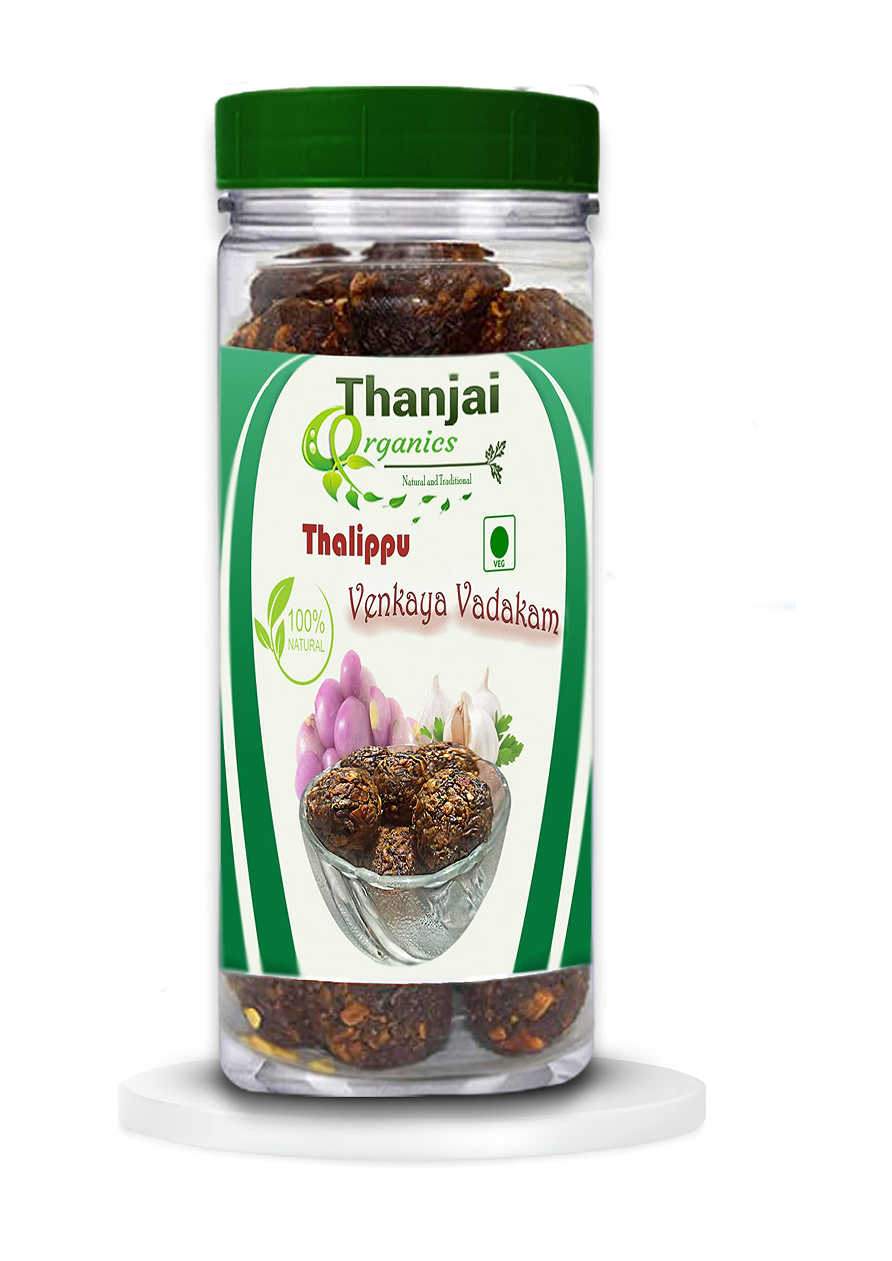 Thanjai Organics Homemade Thalippu Vadagam/Sun Dried Onion Vadagam/Kari Vadagam 250 GMS (B0C23SWWK1) Amazon Price History, Amazon Price Tracker