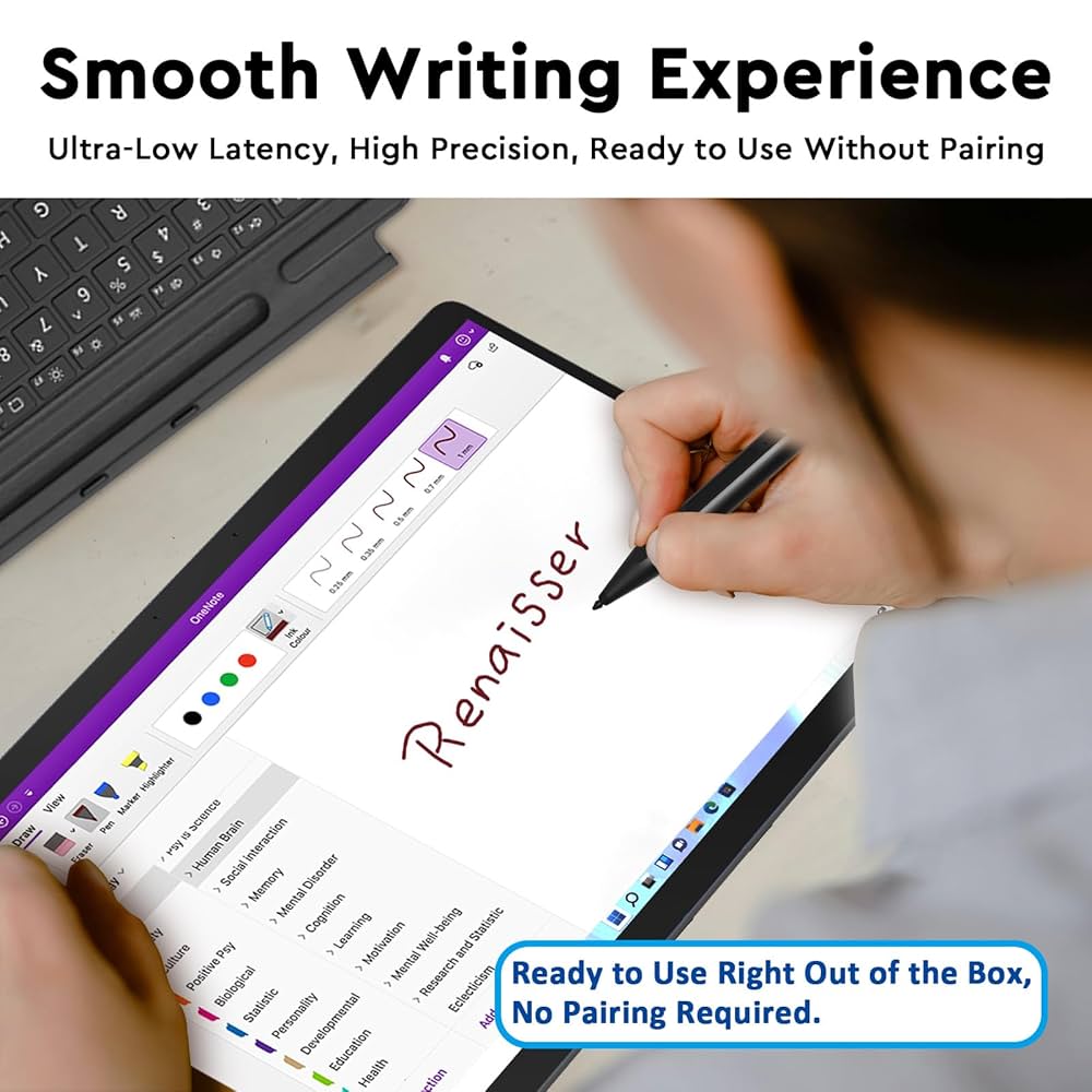 Amazon.com: RENAISSER Raphael 510 Stylus Pen for Microsoft