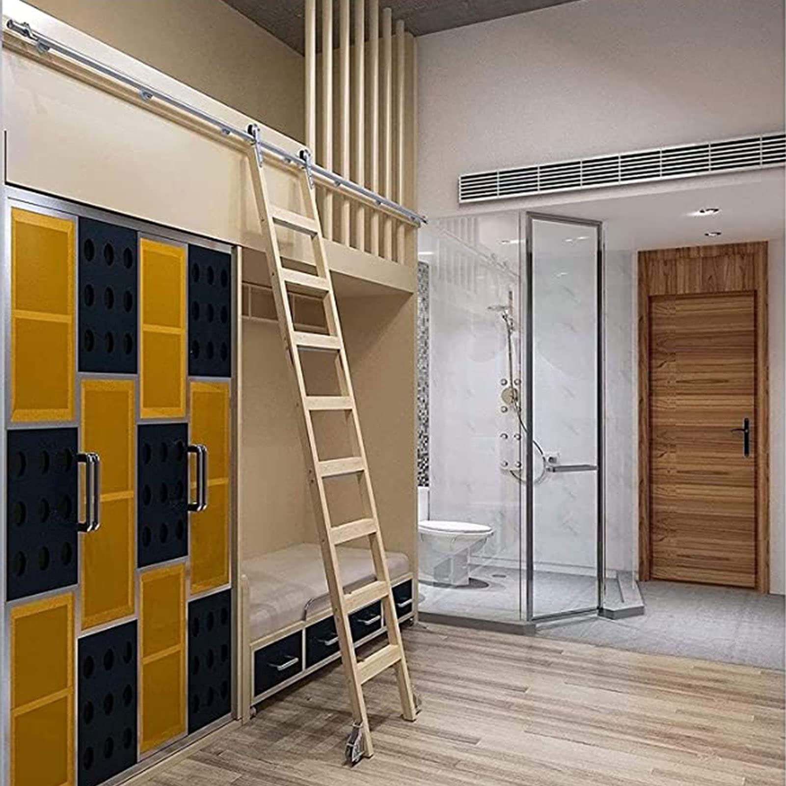 MiroDo rail acier inoxydable pour corriger le blocage d'une porte
