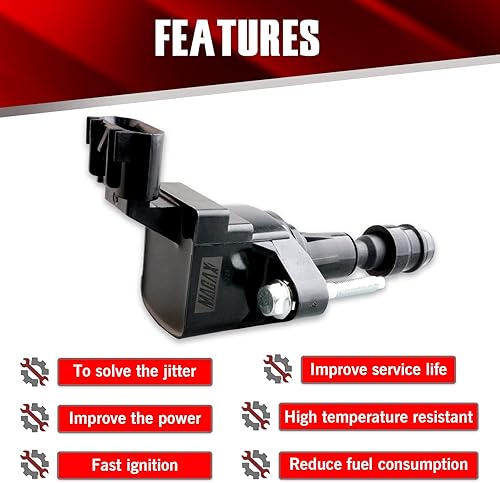 Miniatura 3 de MACAX Juego de 4 bobinas de encendido UF491 C1552 compatibles con Chevrolet Buick Cobalt LaCrosse - 2.0L 2.2L 2.4L Reemplazar D522C, 12638824,