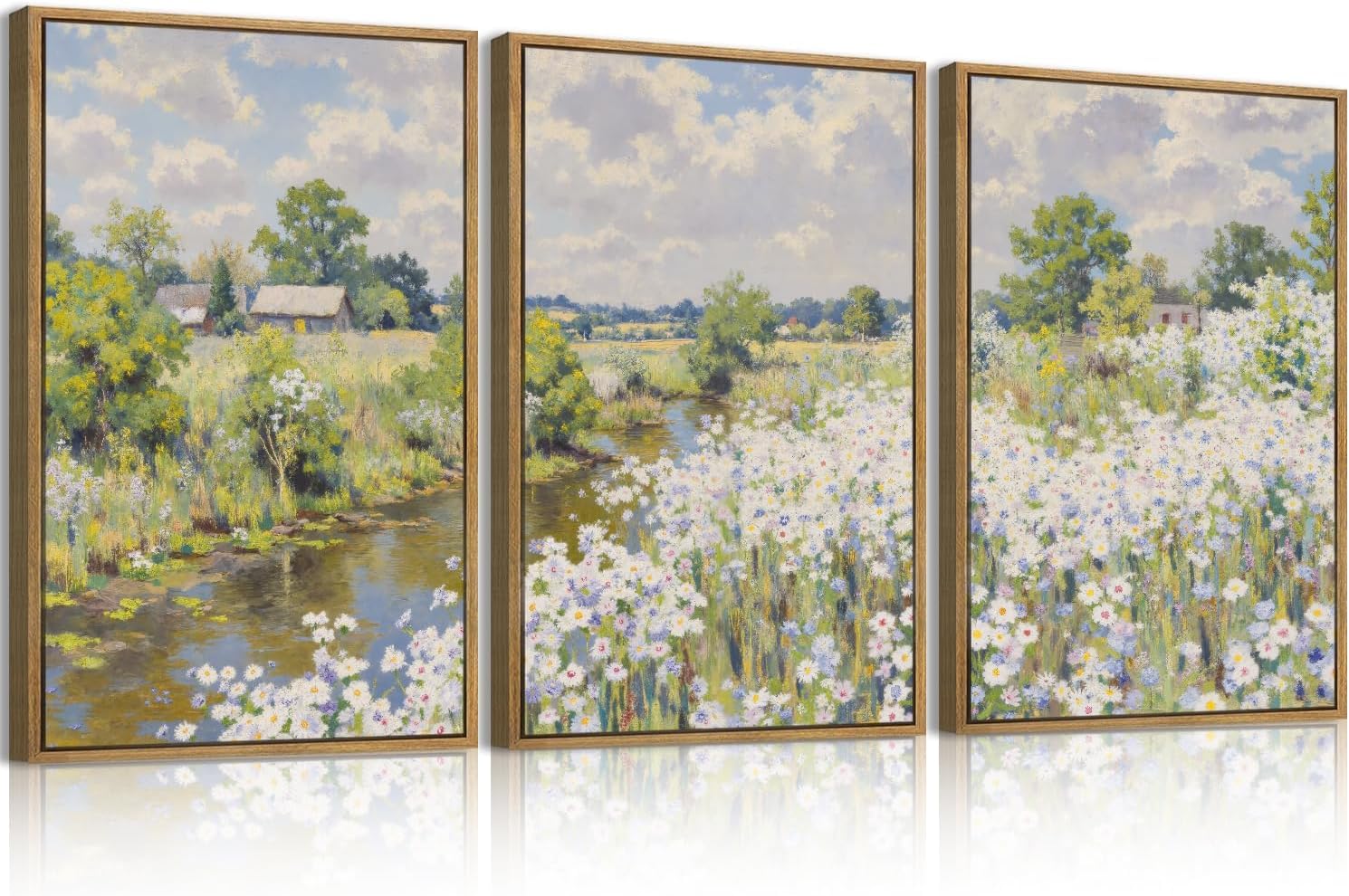 BINCUE Groß Boho Bilder Beige,Abstrakte Wandkunst,Beige Braun Leinwand Wandbilder Rahmen,Moderne Wohnzimmer Wanddeko,Geometrische Abstrakte Bild,Moderne Boho Wanddeko Schlafzimmer Büro