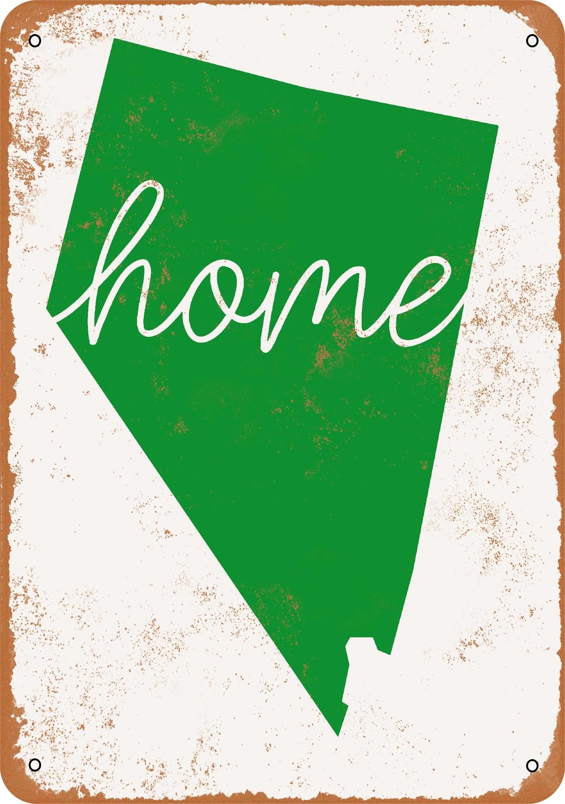 Metal Sign - Home Nevada - Vintage Look home decor
