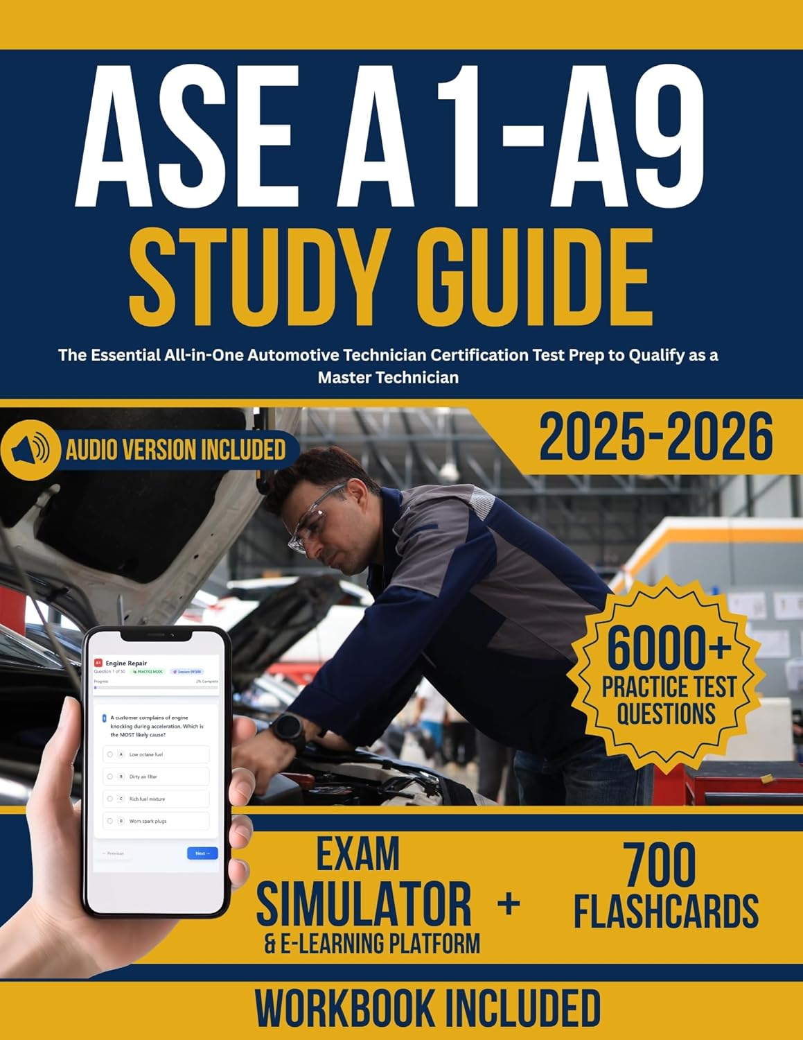 ASE A1-A9 STUDY GUIDE: The Essential All-in-One Automotive Technician ...