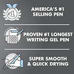 PILOT G2 Pen Stylus Fine Black Ink with Gray Barrel 2-Pack (34309)