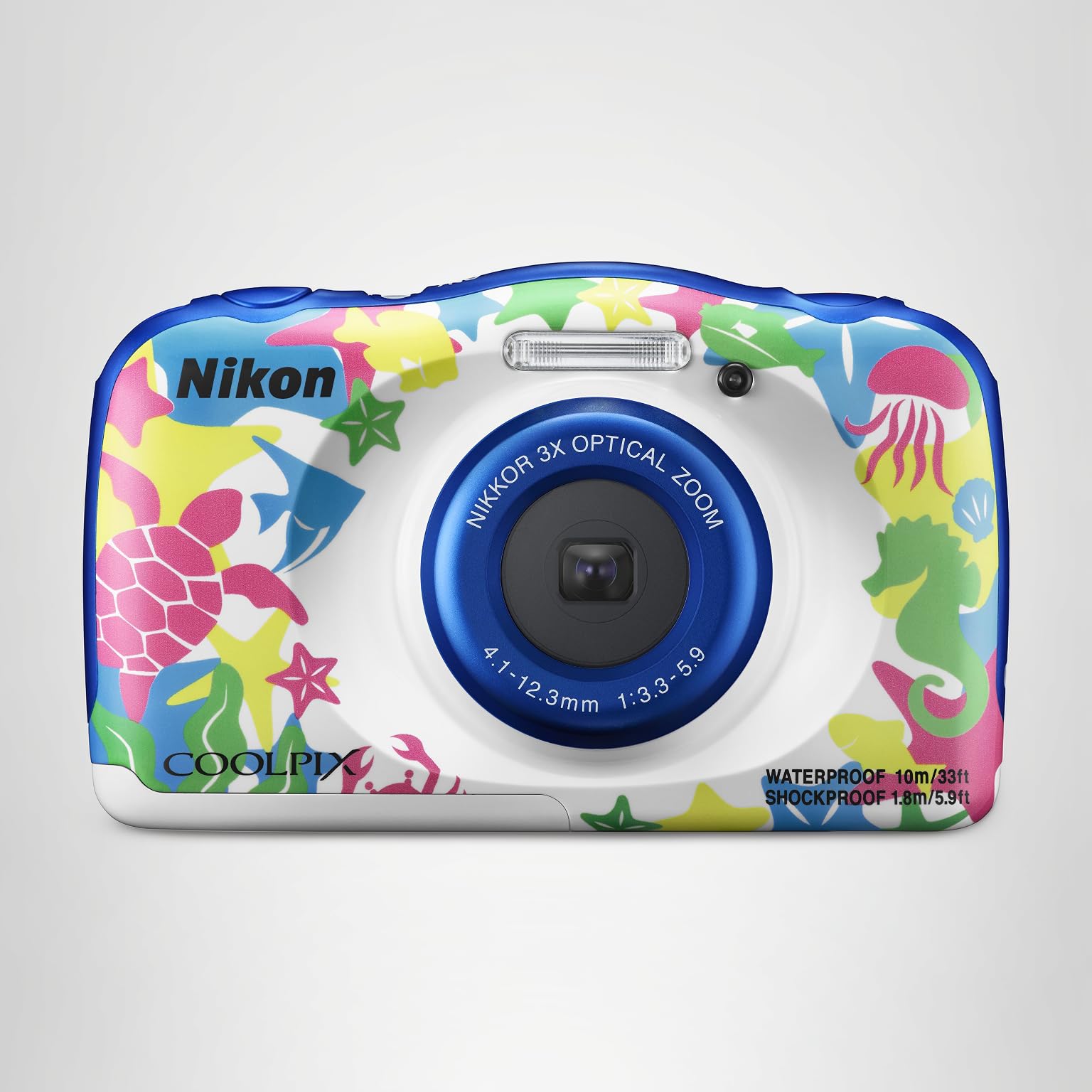 Nikon ニコン COOLPIX W100 マリン デジカメ 防水 箱付き Amazon | Nikon デジタルカメラ COOLPIX W100 防水 W100MR