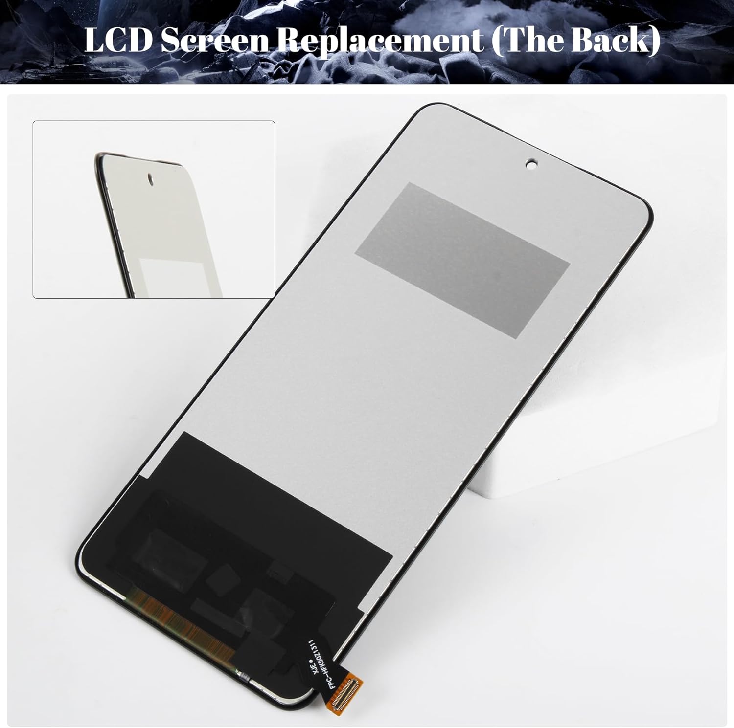 Incell for Xiaomi 12T LCD Display for Xiaomi 12T Pro 5G 2022 Screen Replacemet for 22071212AG Touch Screen Digitizer Display Assembly Repair Kits Without Frame(Black)