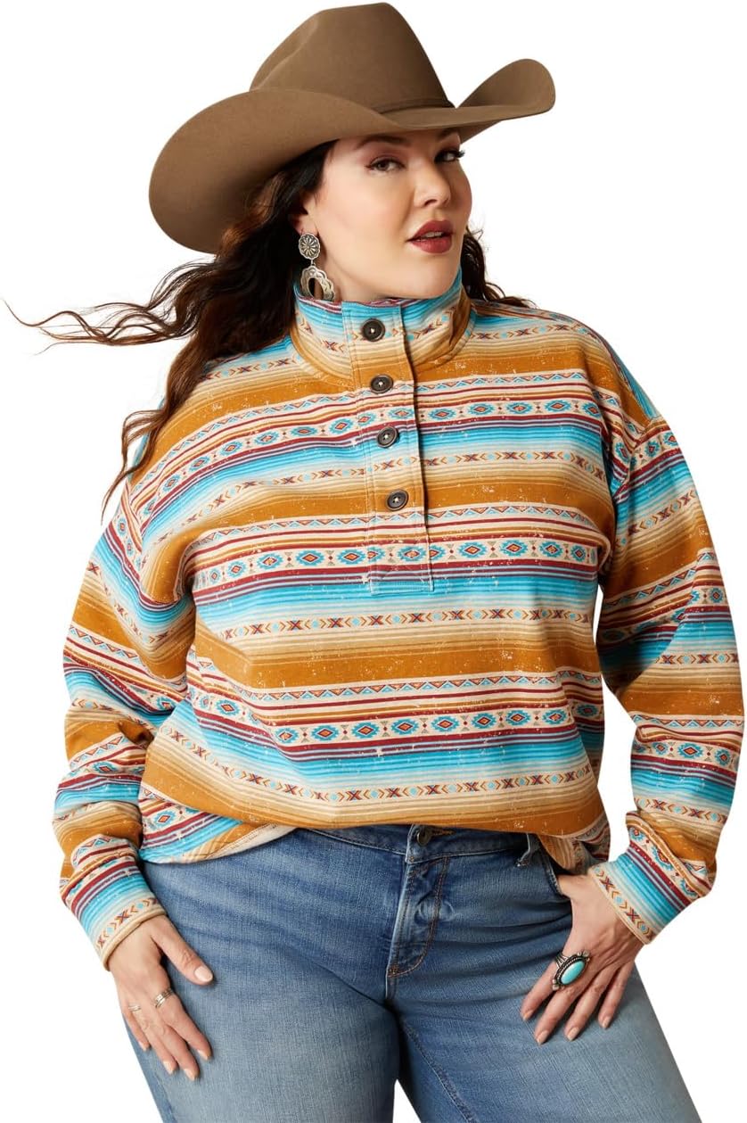 ARIAT womens Hometown Sweatshirt - Image 5