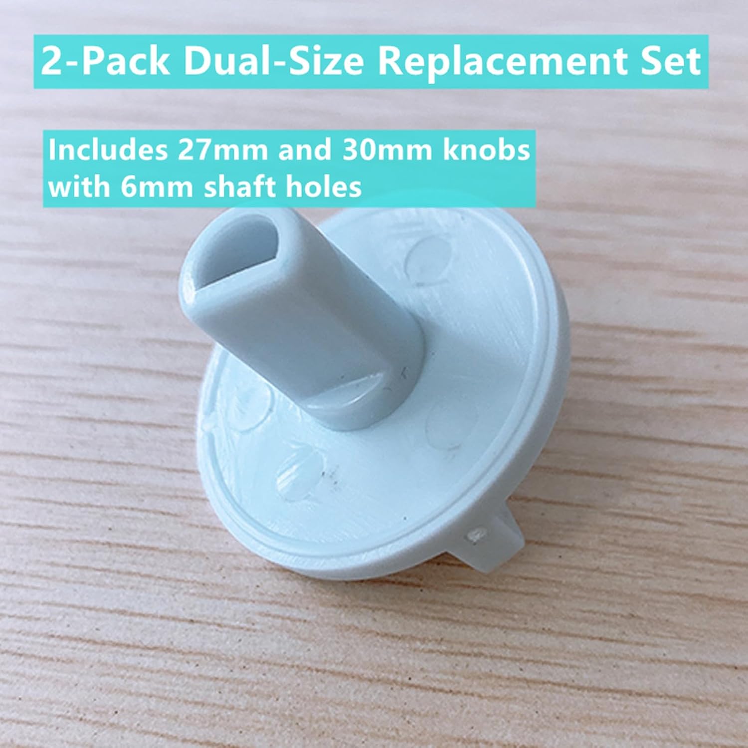 2 Pcs Temperature Control Knob Replacement for LG, Haier, Hisense