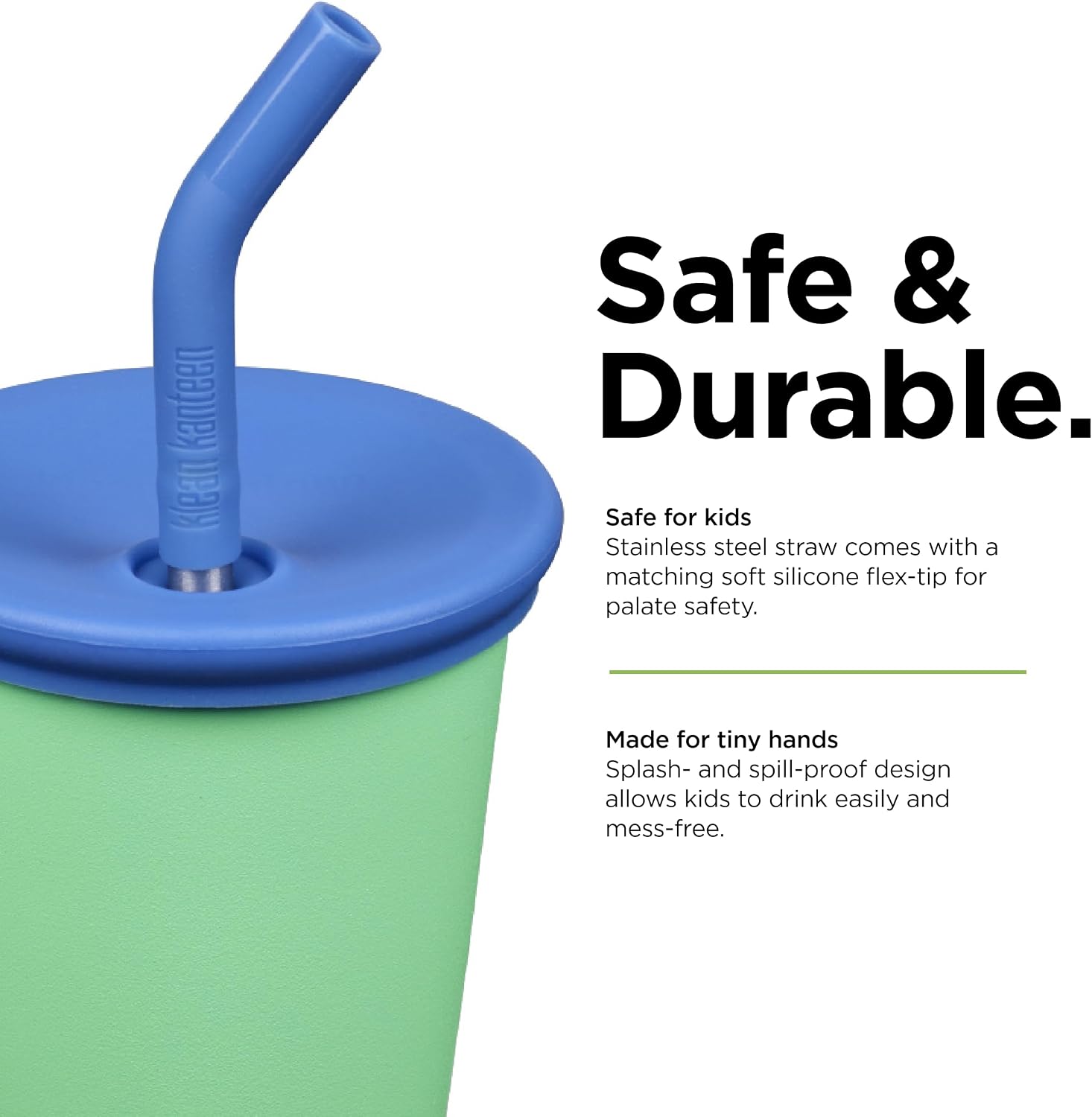 Klean Kanteen 10oz Kid's Cup with Straw Lid