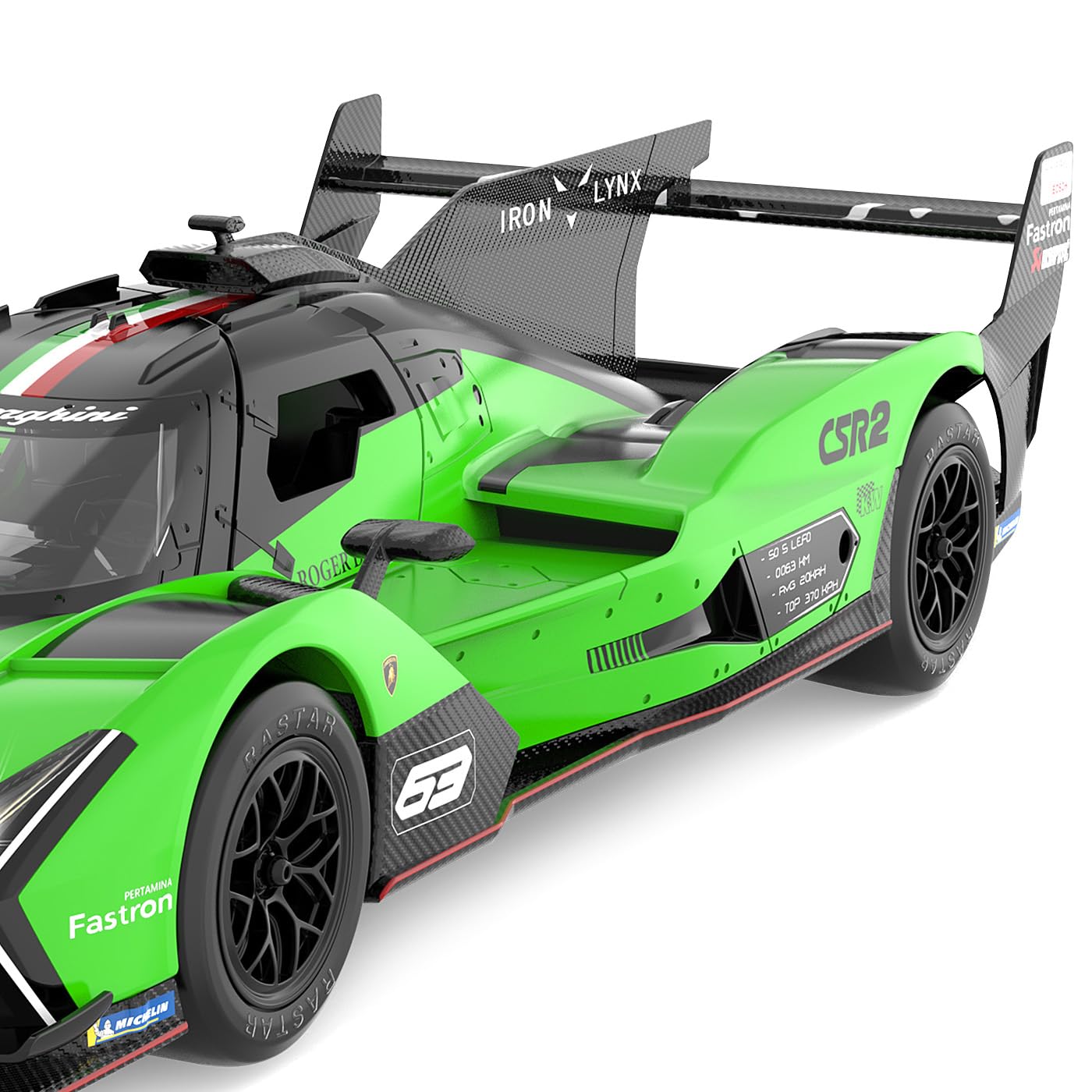 JAMARA 402205 Lamborghini SC63 LMDH 1:24 2,4 GHz – zdalnie sterowany samochód, samochód RC, zabawka dla dzieci z pilotem zdalnego sterowania, model samochodu, prezent dla dzieci, wierne lakierowanie