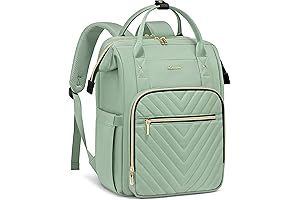 LOVEVOOK Laptop Backpack for Women: Stylize Your Commute with a Hint of Mint Green
