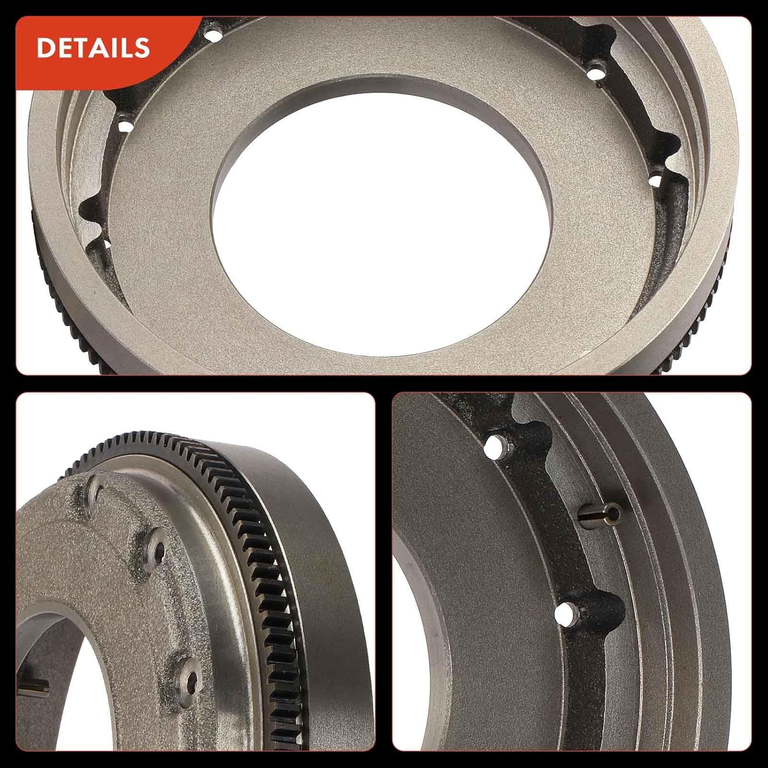 A-Premium Clutch Flywheel Compatible with Volkswagen Jetta 1994-1999, Golf 1994-1998, Cabrio 1995-2002, 2.0L, Manual Trans., 125 Teeth, Replace# 027105271P