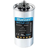 Vista 52 de [Listado UL] BlueStars 10 uF ± 5% MFD 370/440V CBB65 CBB65A Pieza de Repuesto de Capacitor de Arranque y Funcionamiento Ovalado - Capacitores