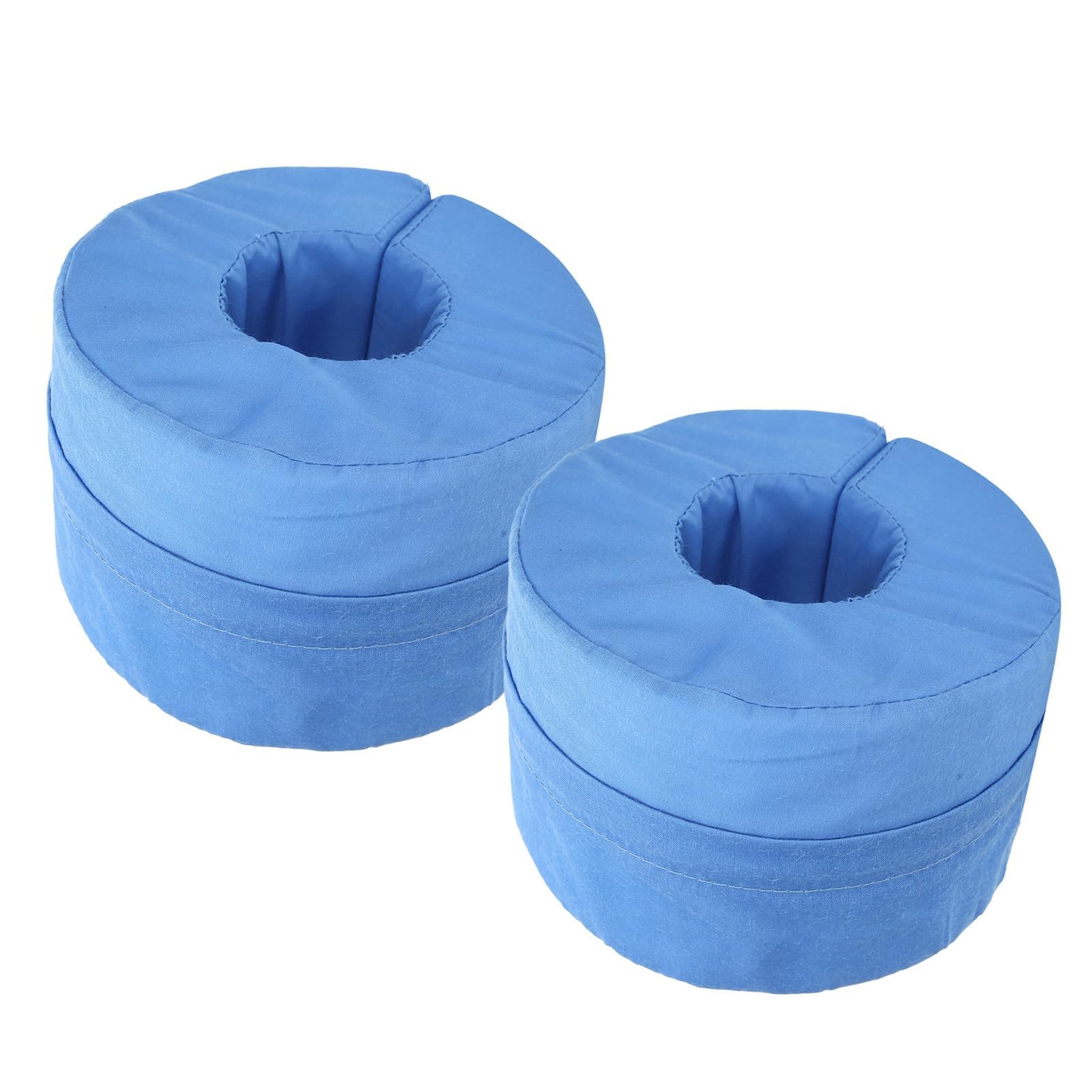 2Pcs Elevación de la Almohada del pie, Almohada antiescaras para el talón, Almohada de Apoyo para el Pie, Almohadilla elevadora para el reposamanos, Almohada Transpirable de Elevación del Pie