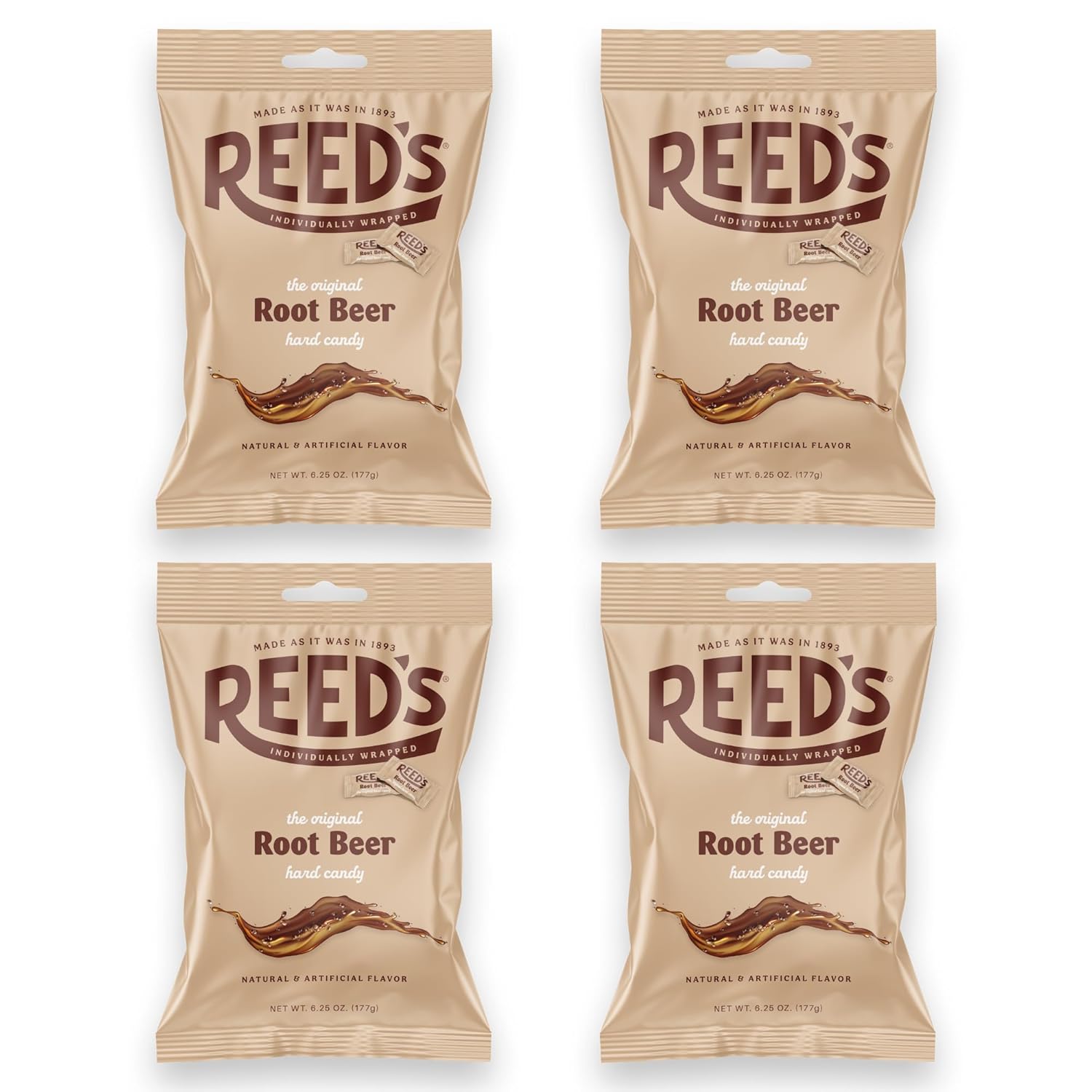 Reed’s Individually Wrapped Root Beer Candy Traditional