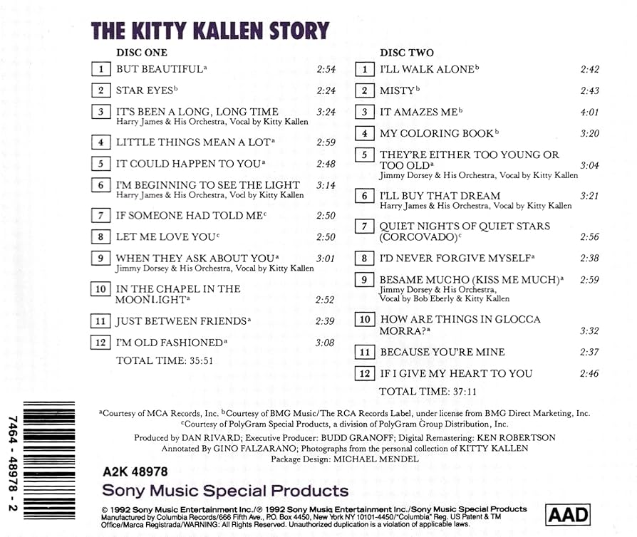 Amazon.co.jp: Kitty Kallen Story: ミュージック