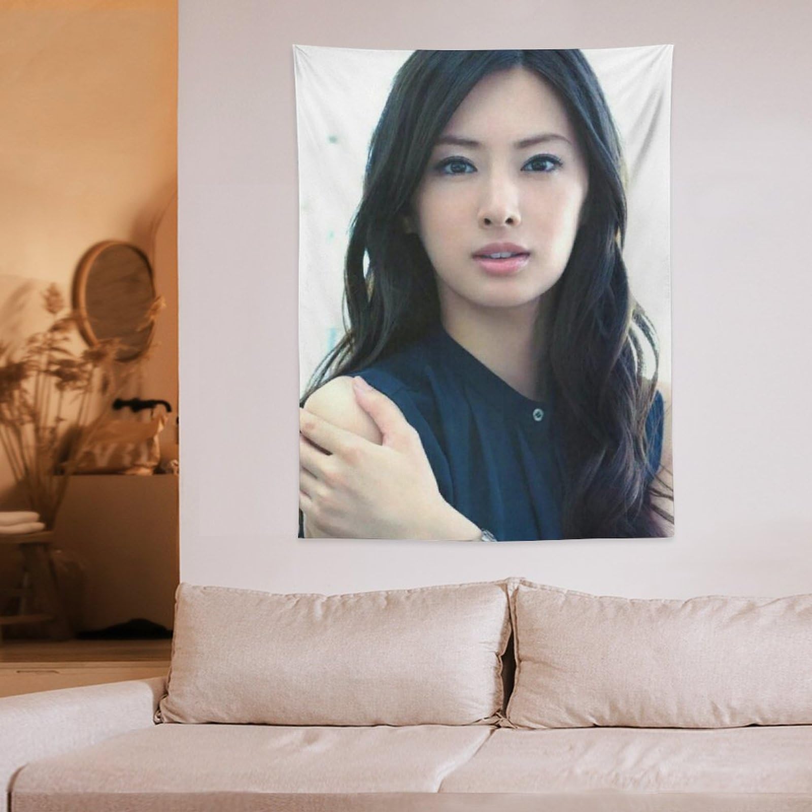 Amazon.co.jp: 北川景子ビキニ水着貧乳 (E724) タペストリー画像