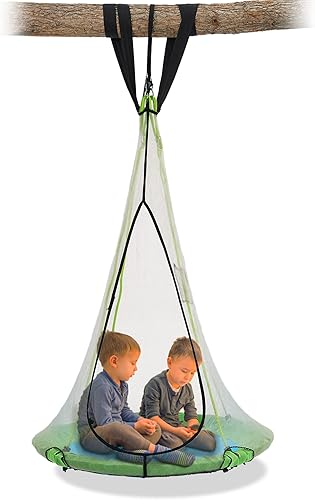 SkyBound Columpio de árbol de 39 pulgadas, capacidad de peso de 700 libras, columpio al aire libre con correas para colgar, columpios de árbol