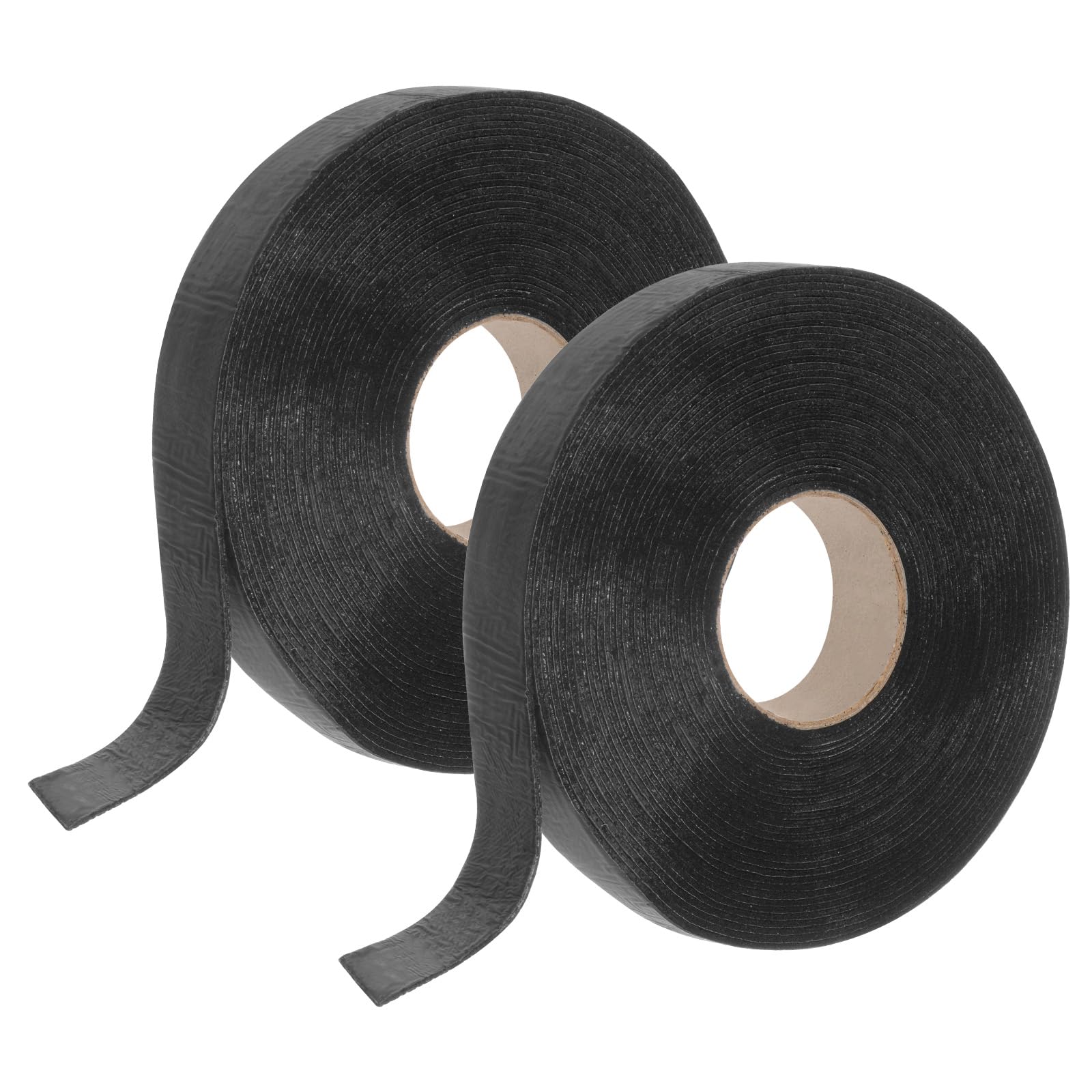 sourcing map 2 Rollos 33 Pies x 1.6" Cinta de Reparación Autoadhesiva para Grietas de Asfalto Alta Adhesión Relleno Sellador para Carreteras de Cemento Entrada de Vehículos