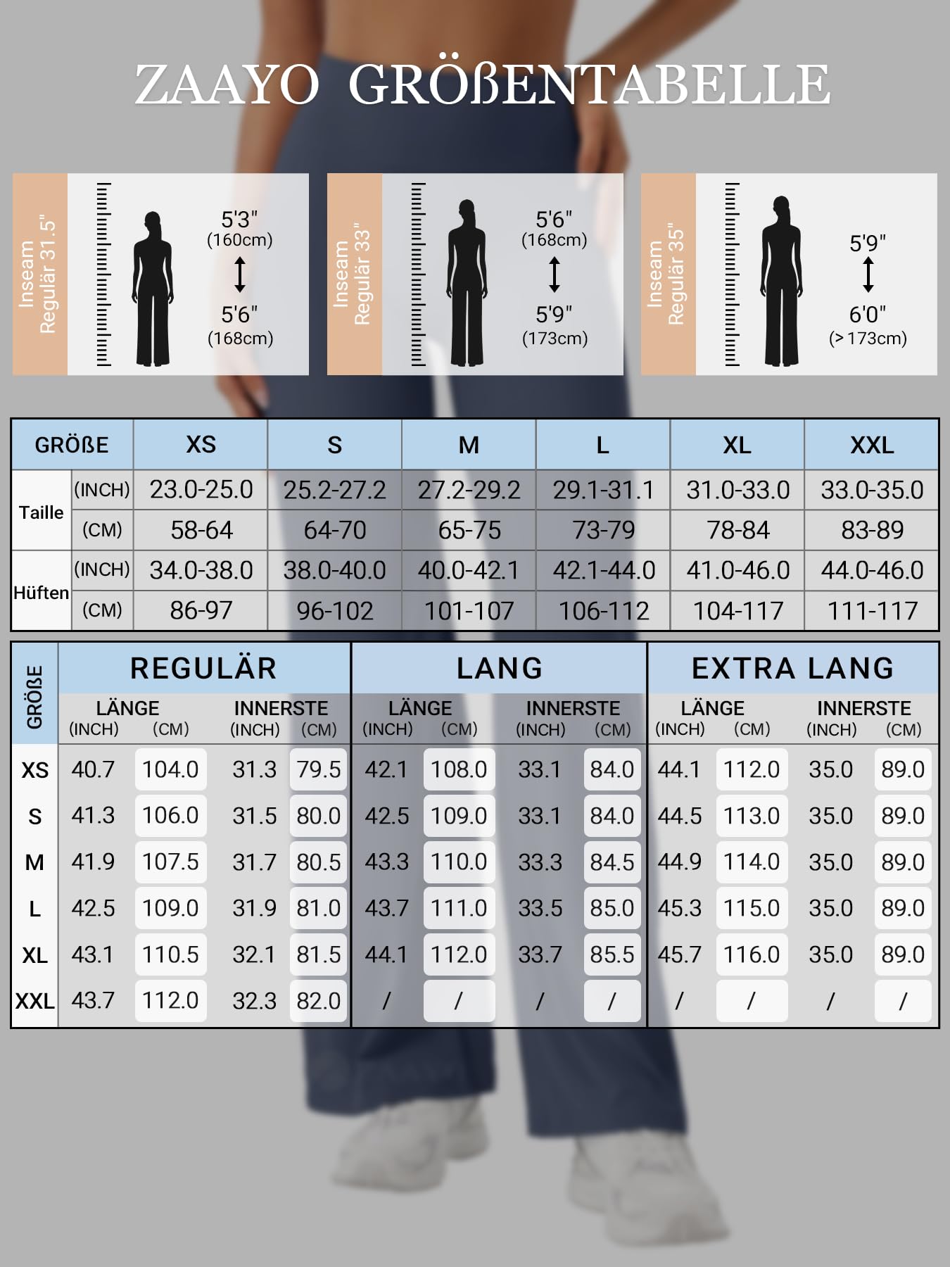 ZAAYO Legging droit sans couture pour femme, taille haute, évasé, pantalon de yoga, pantalon de sport, legging de yoga pour femme, pantalon de yoga, pantalon évasé régulier/long/extra long