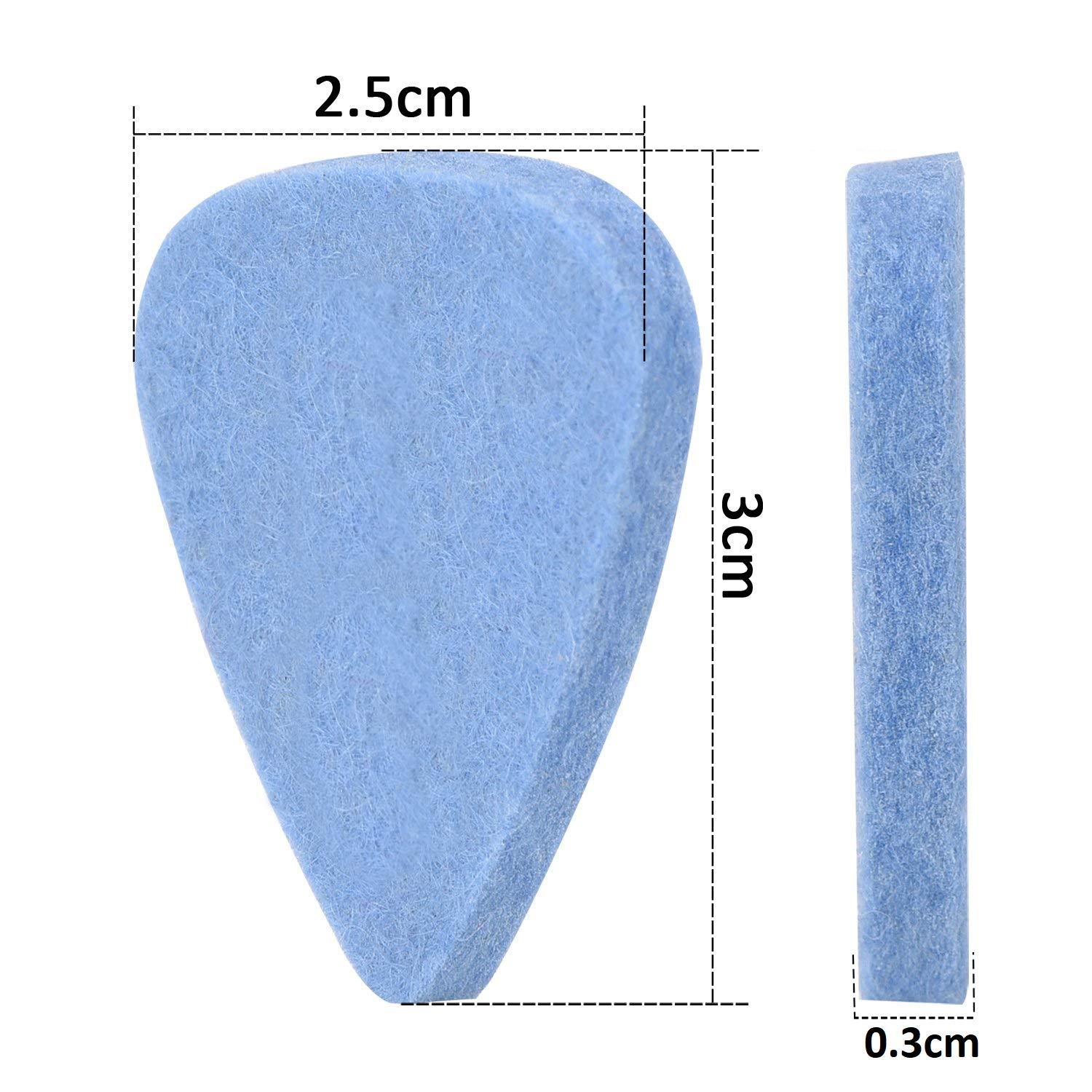 PLETTRI PER CHITARRA 20 PEZZI CON SCATOLA SPESSORI ASSORTITI