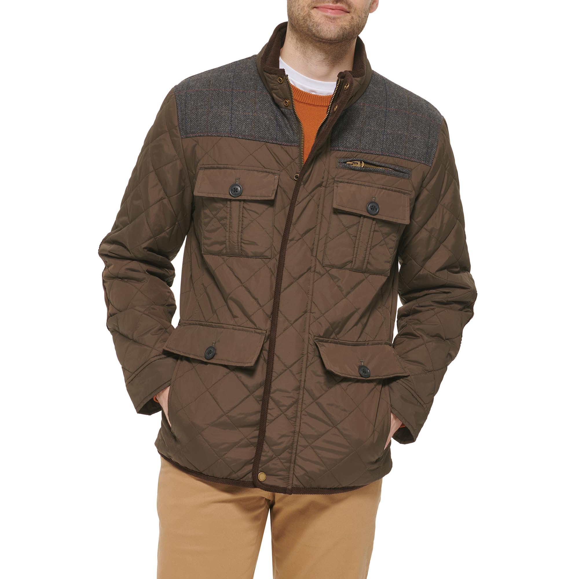 Cole Haan Mens Diamond Quilted Jacket