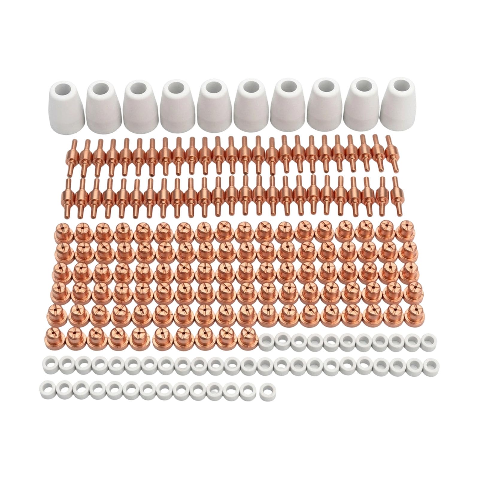 210 pz/set taglierina estesa elettrodo ugello tazza shunt per PT31 LG40 torce di taglio CUT40 / / CT312