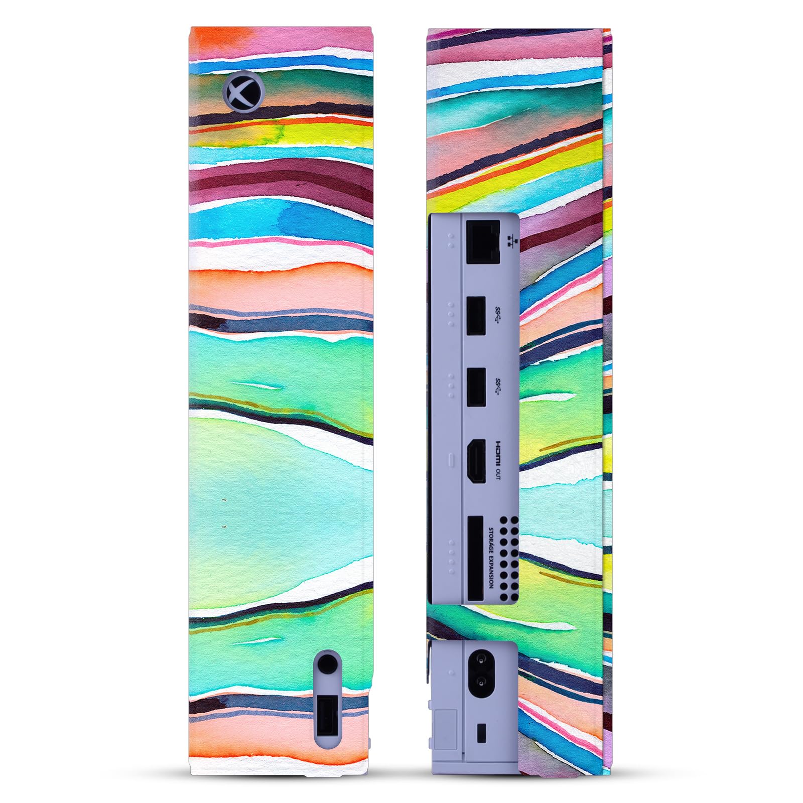 Head Case Designs Sous Licence Officielle Ninola Agate Multi Couches Assortis Enveloppement De Console De Jeu Et Skins Pour Manette compatible avec Xbox Series S Console & Controller Bundle