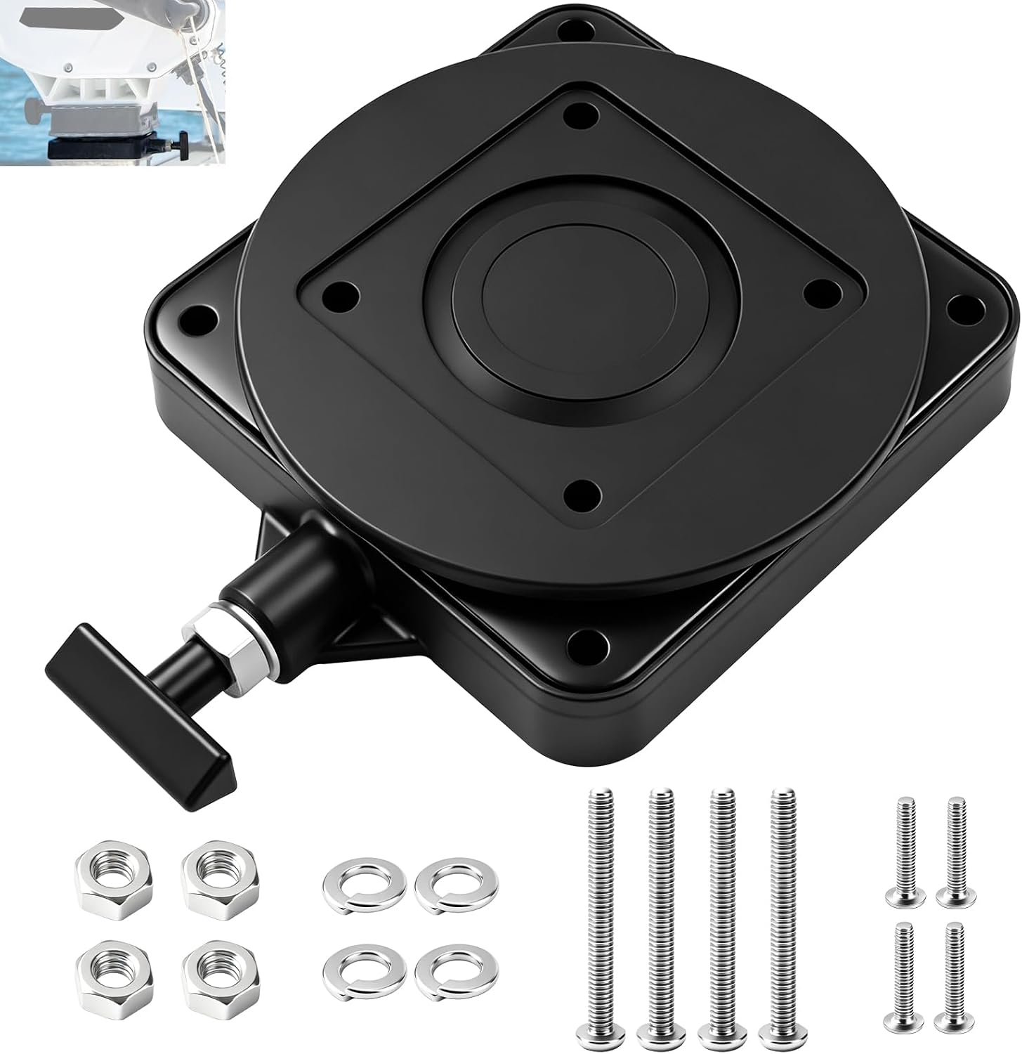 2207003 Low-Profile Swivel Mounting Base for Cannon Downrigger