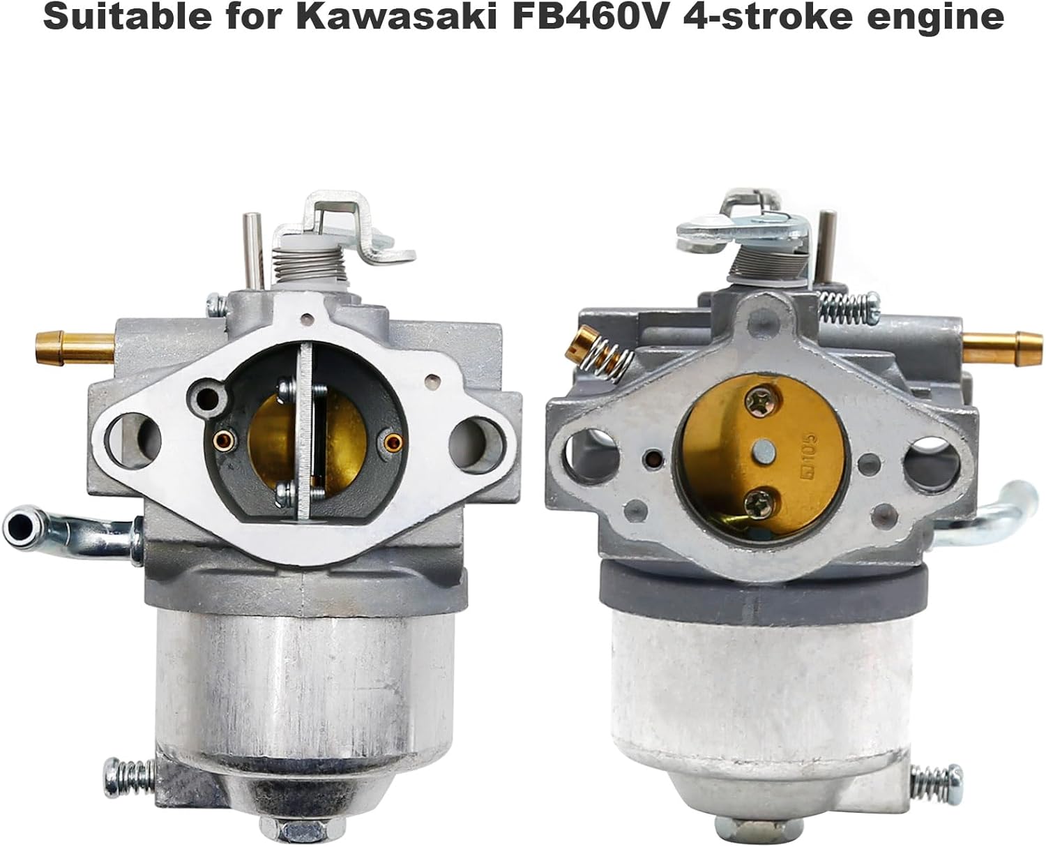SYOWADA FB460V Carburetor Replacement for Kawasaki 4 Stroke Engine 15003-2796 15003-2777 Carb With Gasket Fuel Filter & Carbon Dirt Jet Cleaner Tool Kit