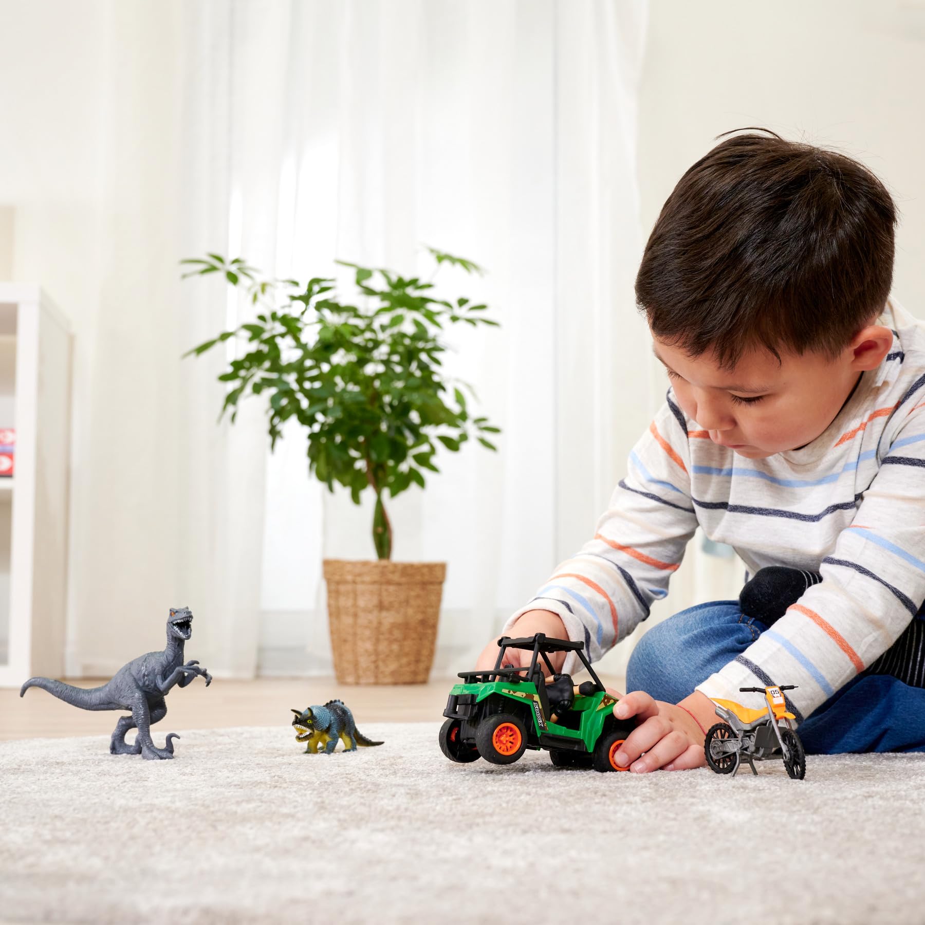 Amazon.com: DICKIE TOYS Dinosaur Playset - UTV Quad Bike