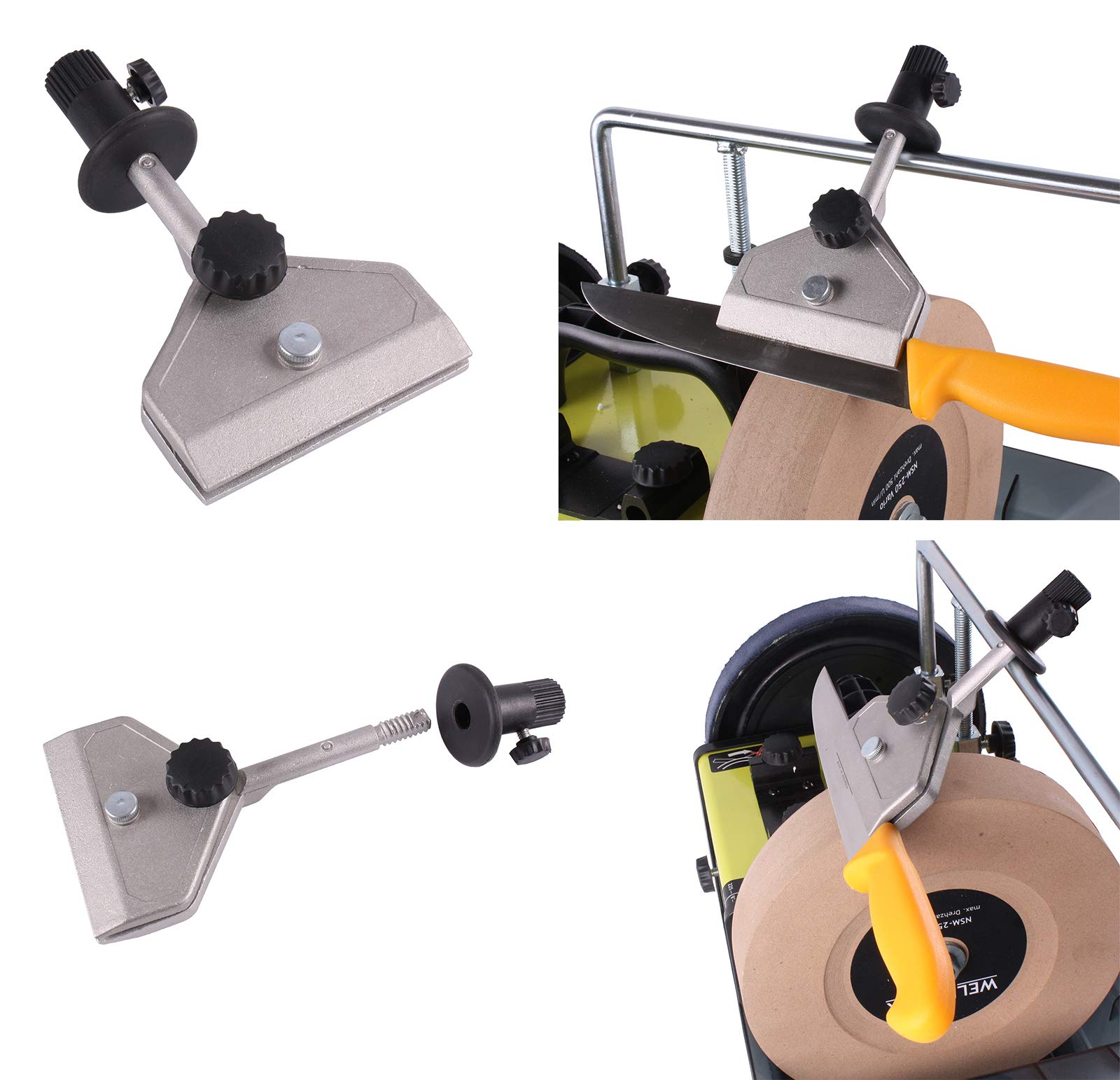 Set WELDINGER Nass-Schleifsystem NSM 250 vario + Haushaltsset HHS-22 (Schleifgerät Naßschleifer) 5 Jahre Garantie
