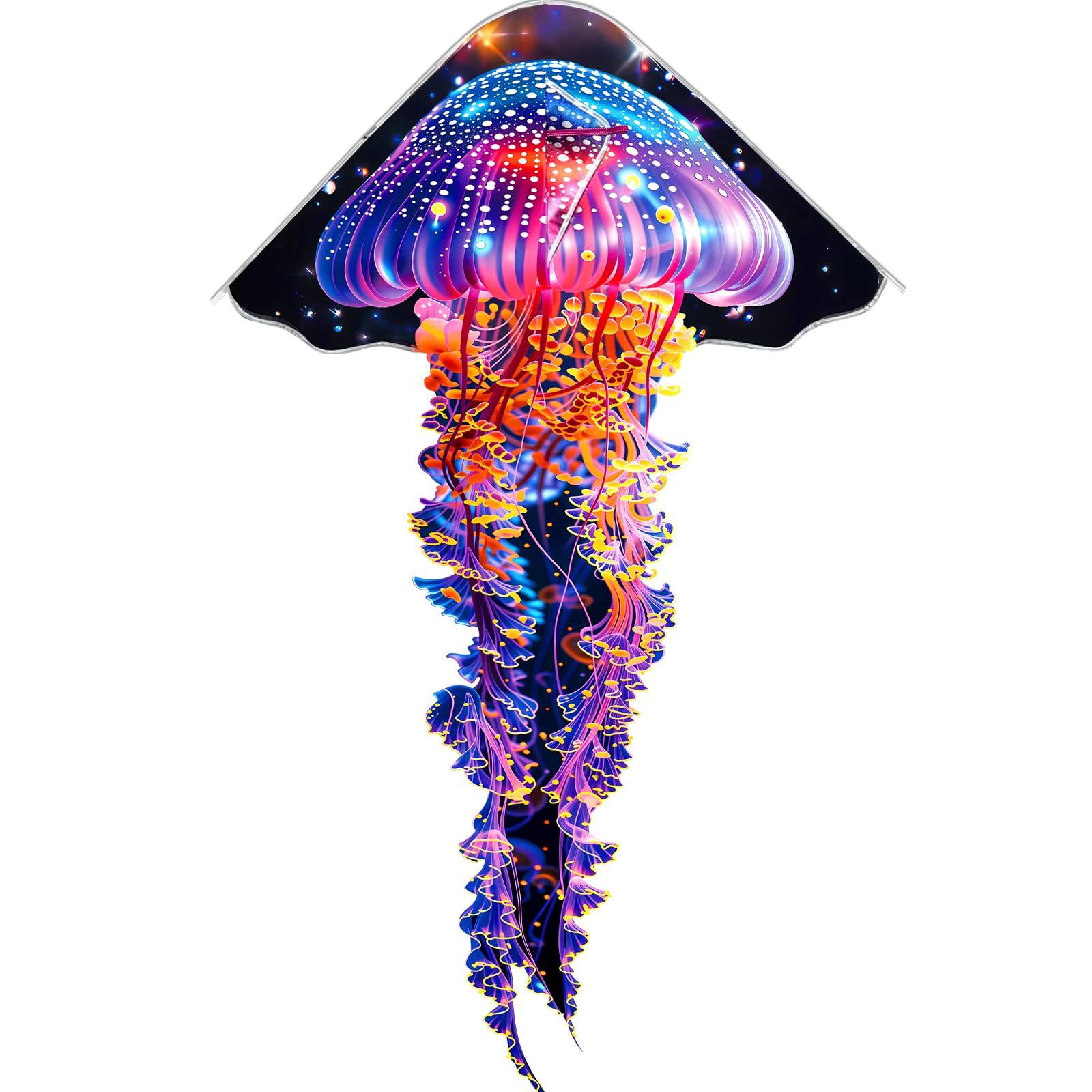 HENGDA KITE Jellyfish Kite Medusa Kite for Kids Beginners and Adults,High Definition Printing,Easy to Fly and Assemble,Suitable for Outdoor Activities,43x84 inch