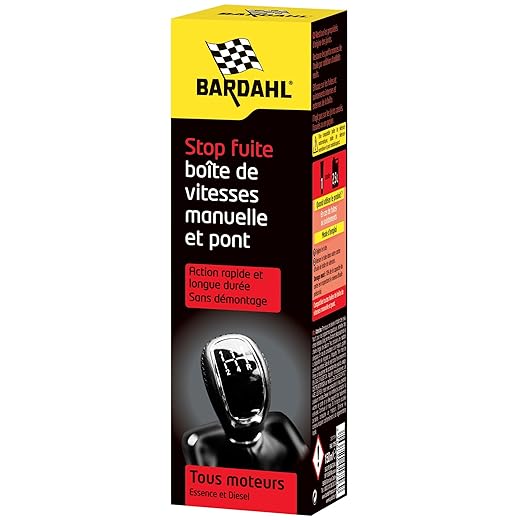 Bardahl stop-fuite boite de vitesse manuelle 150 ml, Noir