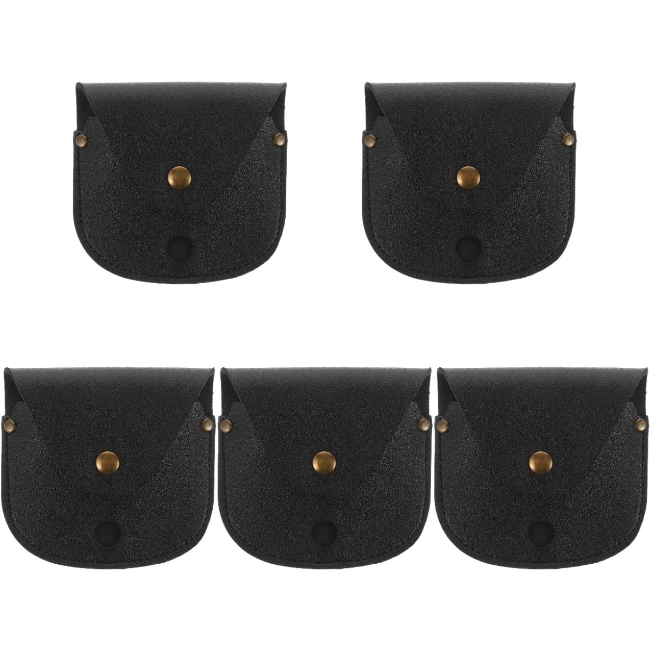 WOFASHPURET 5pcs Pocket Watch Pouch Lightweight Pu Case for Outdoor Travel Scratch-resistant Storage for Men Stylish Retro Watch Holder Father Day and Adventures