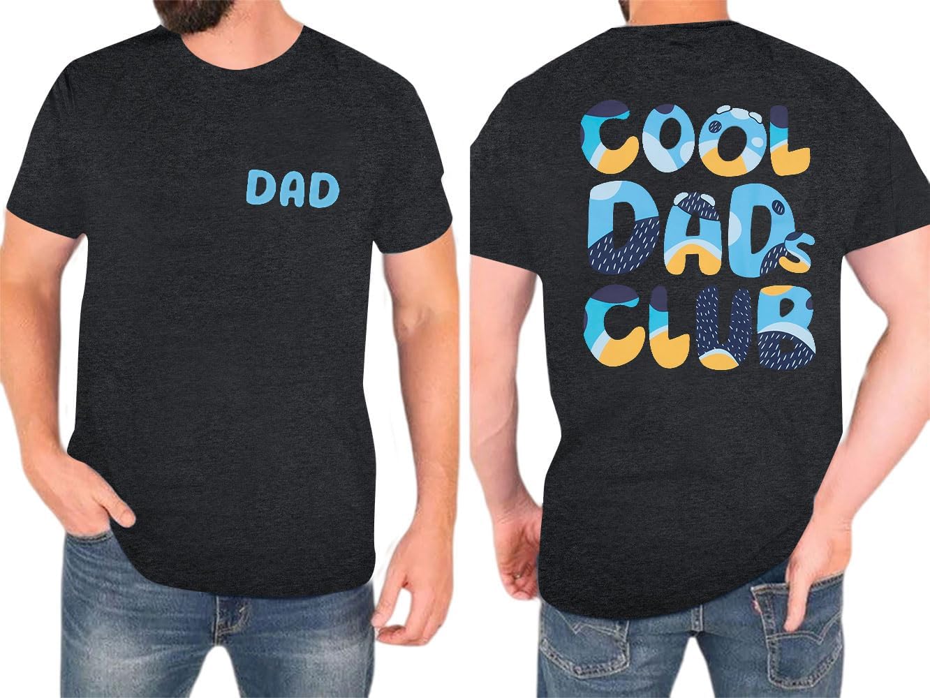 Dad Shirt Men Cool Dad Club T-Shirts Father's Day Tops Daddy Birthday Gift Tees Dads Life Clothes