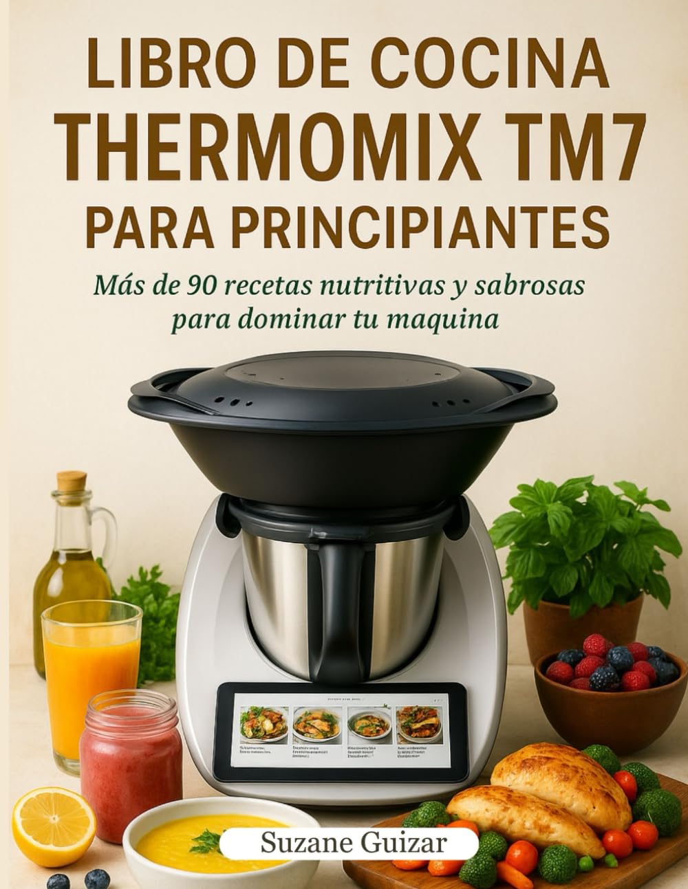 Libro de Cocina Thermomix TM7 Para Principiantes: Más de 90 recetas nutritivas y sabrosas para dominar tu máquina