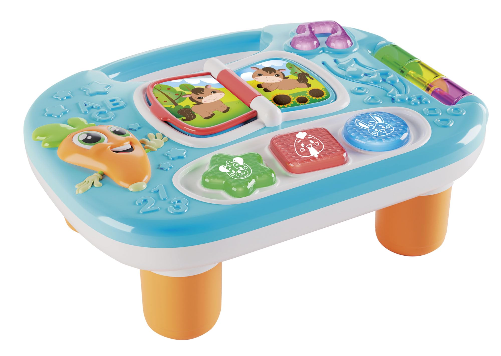 Lisciani Giochi - Carotina Baby mini tavolino educativo fattoria, 109906