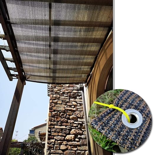 Amazon Co Jp 日よけ シェード ベランダ 日除け シェード 大型 Uvカット マンション ベランダ スクリーン 遮光 断熱 耐久性 無臭 クールダウン 日よけ シェード つっぱり Diy 工具 ガーデン