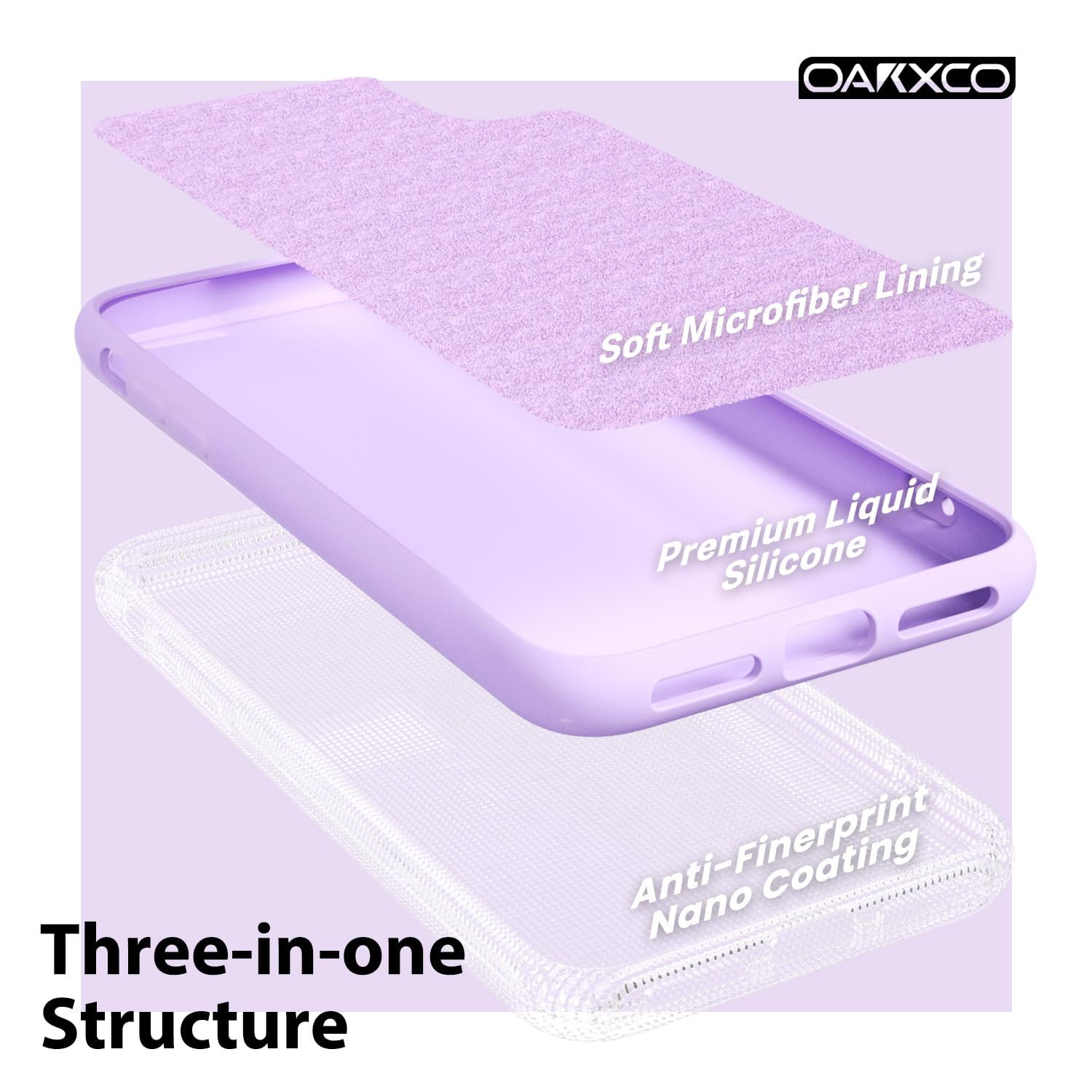 oakxco for iPhone 16 Pro Max Case Liquid Silicone, Soft Rubber Gel Elegant Aesthetic Basic Simple Cover, Cute Thin Slim TPU Matte Solid Color Plain Smooth Case for Women Girl, Light Pink — view 105